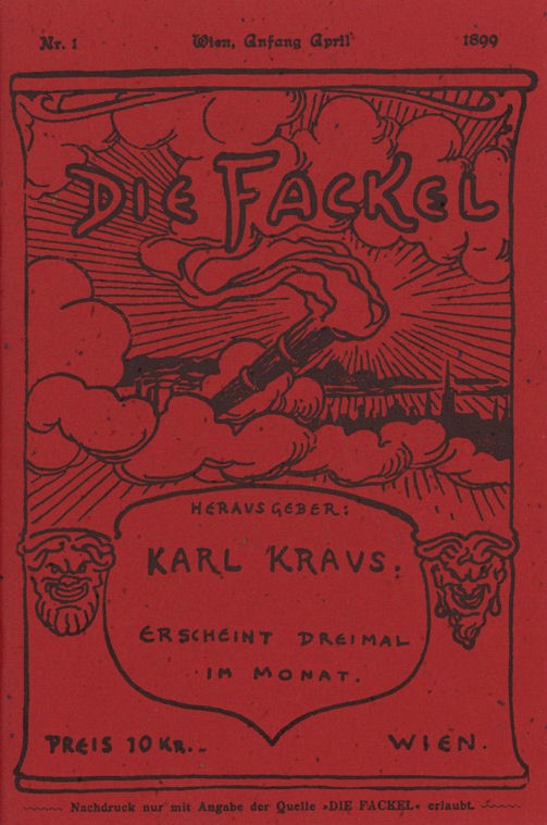 "Die Fackel", I.1, 1899