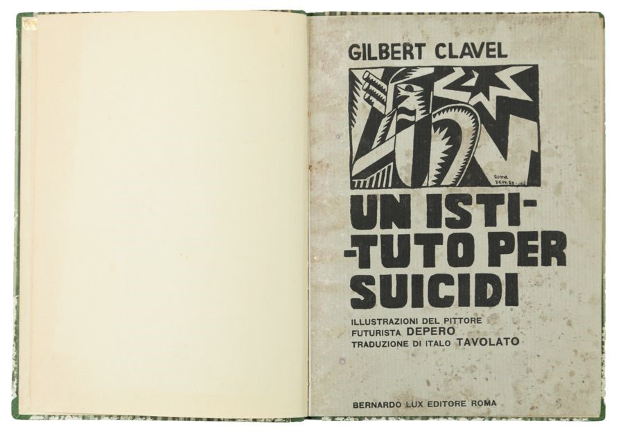 G. Clavel, Un istituto per suicidi, trad. di Italo Tavolato, Lux Editore, Roma 1917